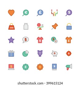 Trade flat bold Vector Icons 5