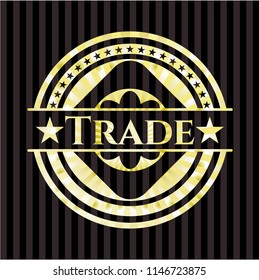 Trade gold emblem