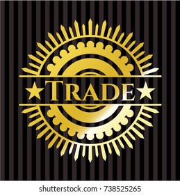 Trade gold shiny badge
