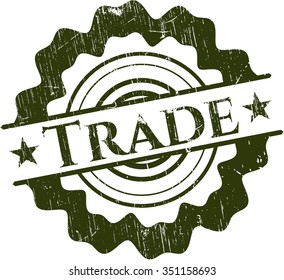 Trade grunge seal