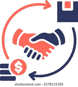 Trade Icon Element For Design
