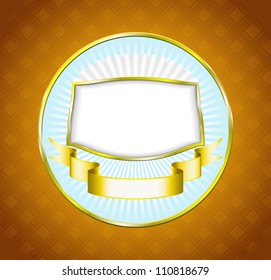 Trade label is on the abstract background.