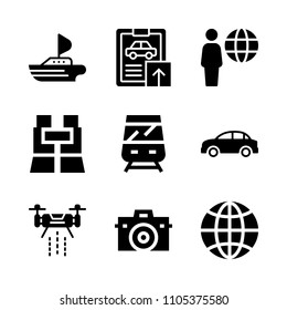 trade, maintenance, terminal and mechanical icons in Technology vector set. Graphics for web and design