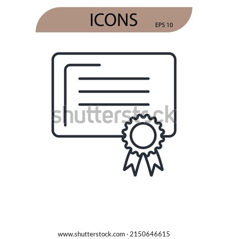 trade marking icons  symbol vector elements for infographic web