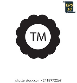 trade marks icons  symbol vector elements for infographic web