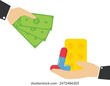 Trade in Medicines. Buying medicines.

