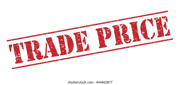trade price vector stamp on white background