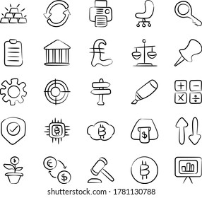 Trade and Promotion in Modern Doodle Style Pack 