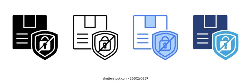 Trade Secret icon sheet multiple style collection