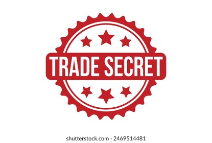 Trade Secret Stamp. Red Trade Secret Rubber grunge Stamp