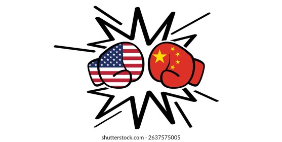 Trade tariffs. tax, import or export. America vs China. USA orChinese diplomacy diplomatic relation conflict. Economic tariffs trade. Rare earth element, REE or ETF, rare earth metals.