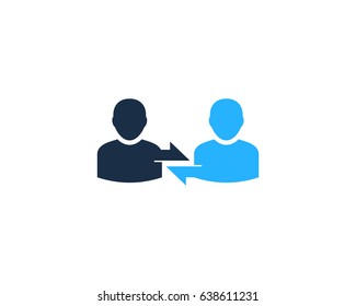 Trade User Icon Logo Design Element