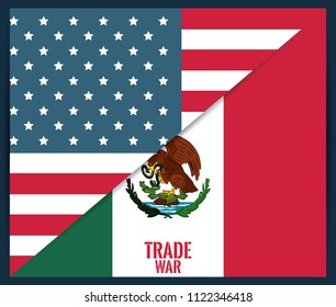 Trade war concept