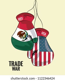 Trade war concept