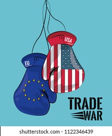 Trade War Concept Stock Vector Royalty Free 1122346460 Trade War Concept Stock Vector Royalty Free 1122346460