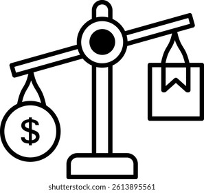 Trade War and Import Tariff Icon. Import tariff trade war isolated on white background