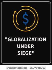 Trade war poster designs. Tariff war text poster.