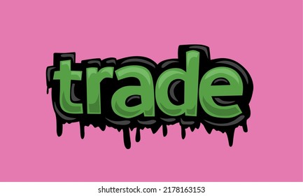 Diseño vectorial de escritura COMERCIAL sobre fondo rosa