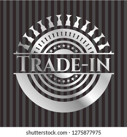 Trade-in silvery emblem