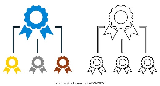 trademark classification icon vector, categories pictogram symbol ui and ux design, glyphs and stroke line