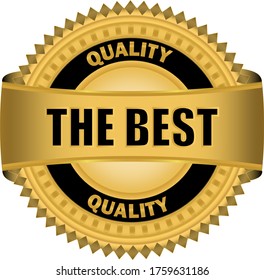 etiqueta de marca comercial del vector de mejor calidad