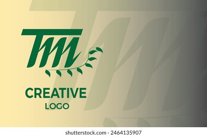 Trademark logo or anything with the initials TM in green