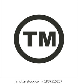 Trademark Logo Black Design Art Stock Vector (Royalty Free) 1989515237 ...
