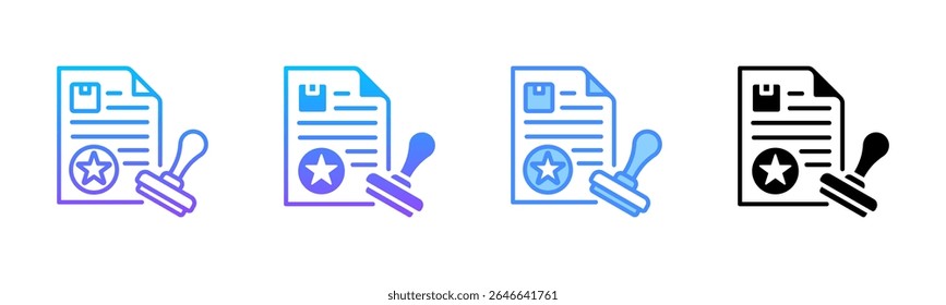 Trademark Multi Style Icon Set