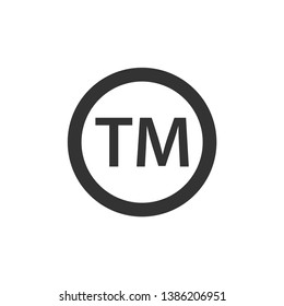 Trademark Register Symbol Icon Vector Templates