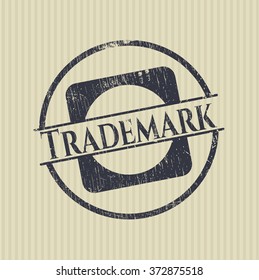Trademark rubber texture