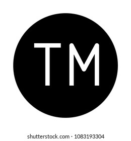 trademark vector glyphs icon