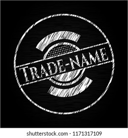 Trade-name chalk emblem