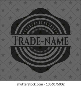 Trade-name realistic dark emblem