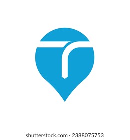 Diseño del logotipo de marca comercial ilustración simple.
