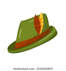 Tradicional Oktoberfest green tirol hat