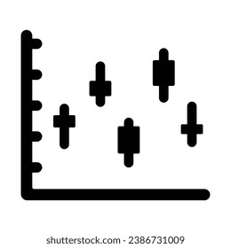 Trading Analysis Icon, Vector Graphics