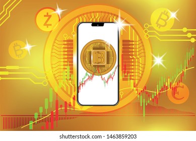 Trading Bitcoin in the phone, Make a profit from ted with the phone