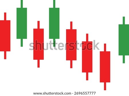 trading candle icon forex trading share stock high low