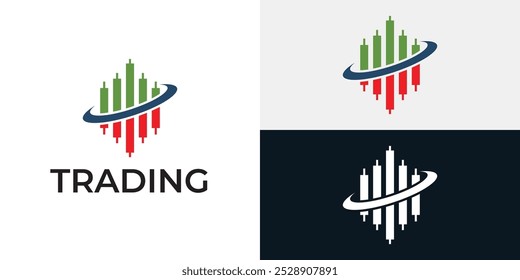 Plantilla de icono de logotipo de candelero comercial.