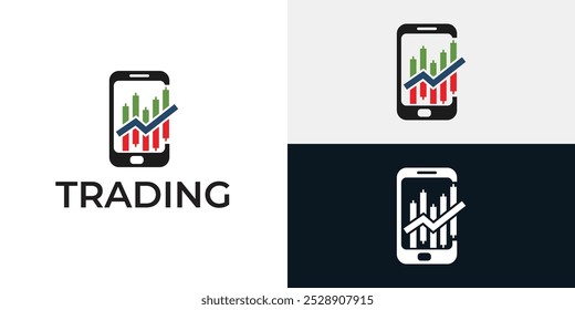 Plantilla de icono de logotipo de candelero comercial.
