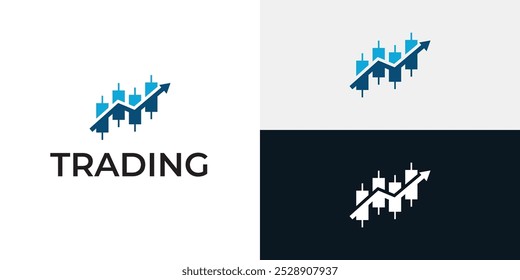 Plantilla de icono de logotipo de candelero comercial.