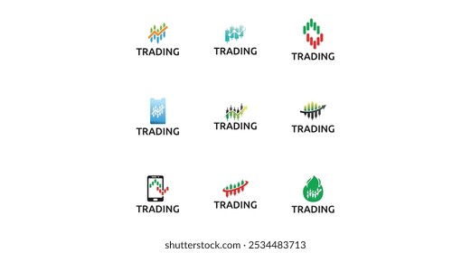 Plantilla de icono de logotipo de candelero comercial.