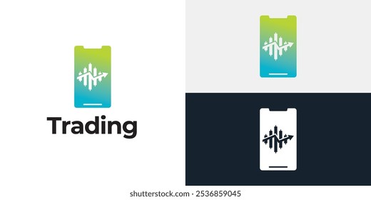 Plantilla de icono de logotipo de candelero comercial.