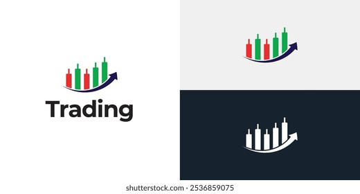 Plantilla de icono de logotipo de candelero comercial.