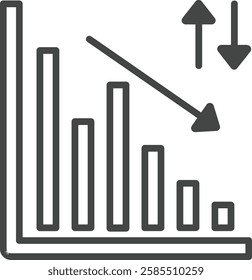 Trading Chart Element For Design Graphic
