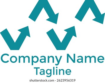 Trading company logo design template