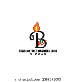 TRADING FIXED CANDLIES LOGO - Vector, EPS10