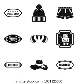 Trading floor icons set. Simple set of 9 trading floor vector icons for web isolated on white background