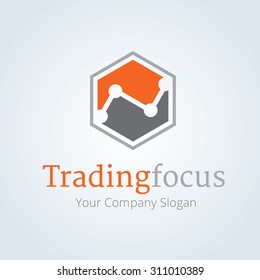 Trading Focus Logo Template