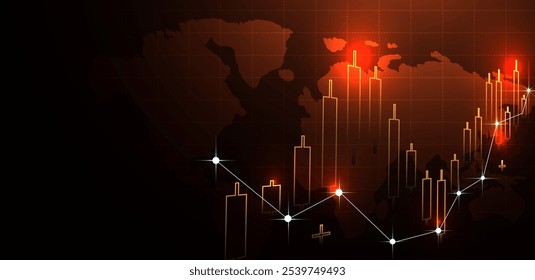Trading forex gold or Xauusd char growth up. Profit in bullish market